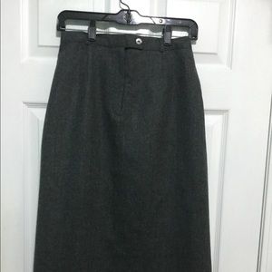 Sag Harbor Petite long wool skirt. Like new